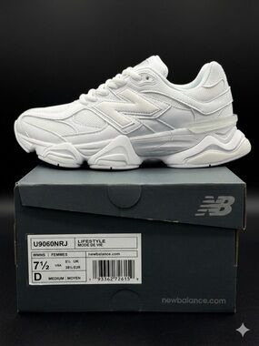 New Balance 9060 'Triple White'